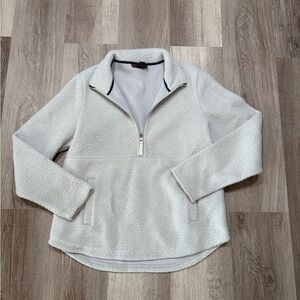Free Fly Apparel Women's Cream Quarter-Zip Sweater